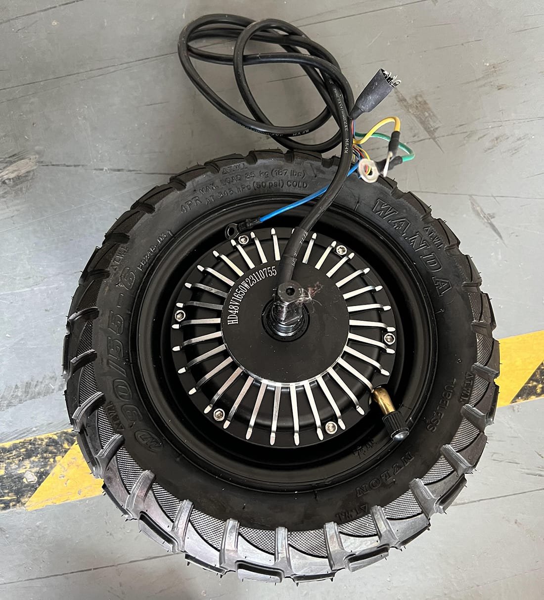 Accessoires de pièces détachées arrière sans brosse de 10 pouces 2000w