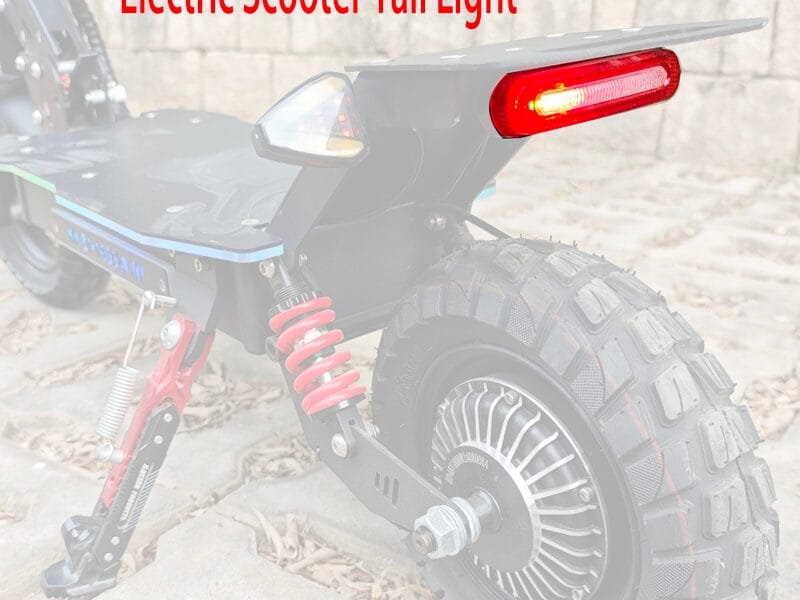 Accessoires de réparation de la lumière de queue de scooter électriquequeue de scooter électrique