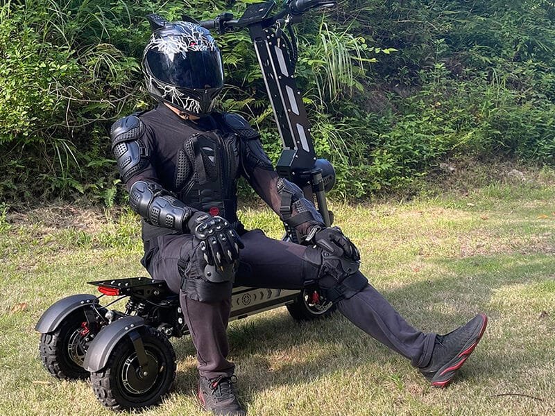 Puissant trois roues trottinette electrique adulte